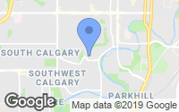 Map of Oakridge, AB