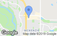 Map of Oakridge, AB