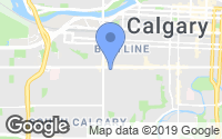 Map of Oakridge, AB